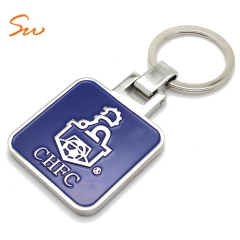 Custom company logo metal die cast metal keychain maker