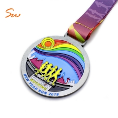 Customized Honor Sliding Medal With Ribbon