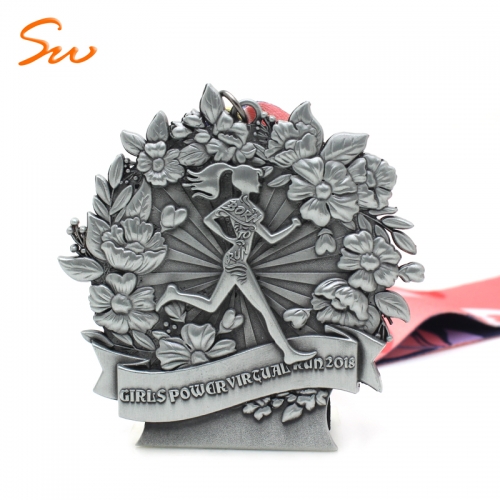 Custom 3D Logo Sport Medal Medallion Fnisher Medals