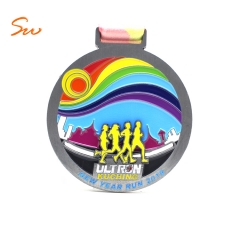 Customized Honor Sliding Medal With Ribbon