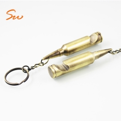 Promotional Bullet Shape Keychain With Bottle Opener Function