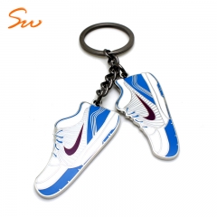 Wholesale Custom Logo Shoes Metal Key Chains High Quality AJ Keyrings