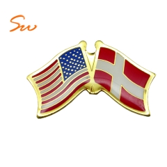 Custom Country Flag Lapel Pin Badges