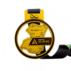 Custom Design Sports Race Finisher Metal Medal Road Cycling Mountains Bike Competition Medal